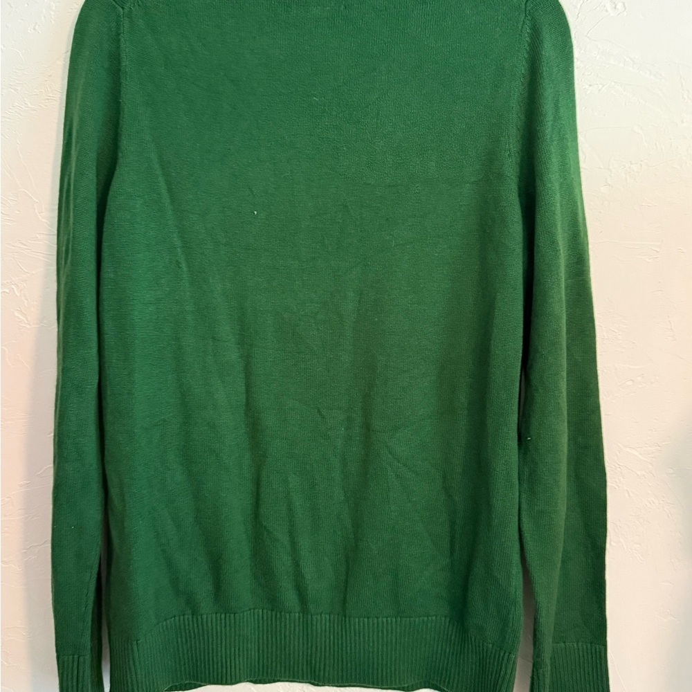 Tommy Hilfiger Green Camera Graphic Crewneck Sweater Large - Picture 5 of 8